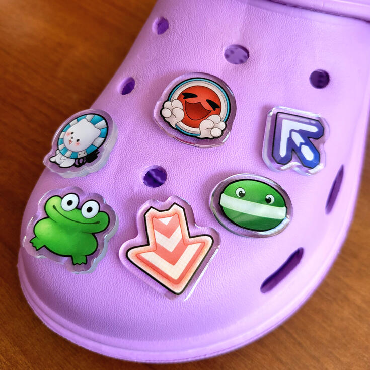 Rhythm Game Shoe Charms Rhythm Game Shoe Charms