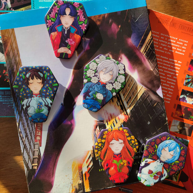 NGE Coffin Buttons