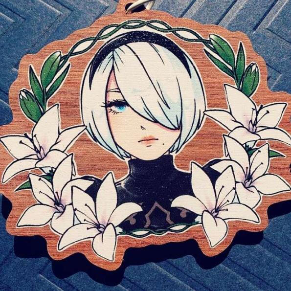 2B Wood Charm