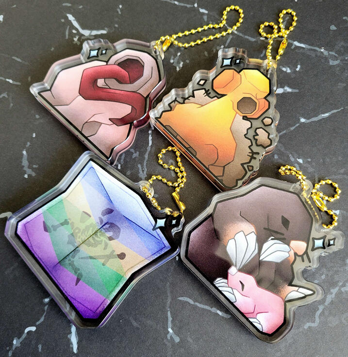 OSRS Thick Acrylic Charms OSRS Thick Acrylic Charms