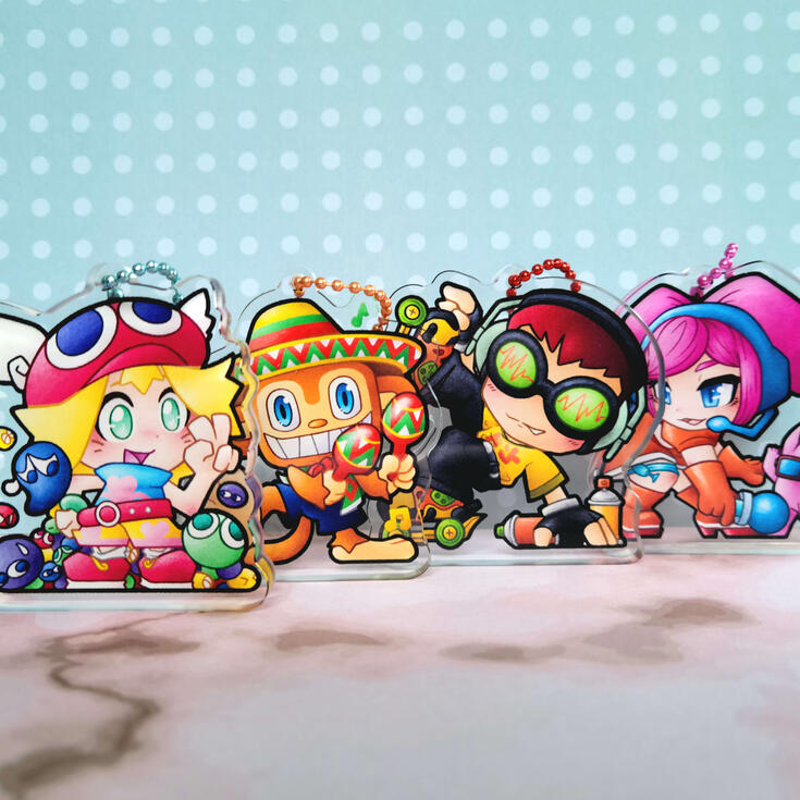 Dreamcast NPC Thick Acrylic Charms Dreamcast NPC Thick Acrylic Charms